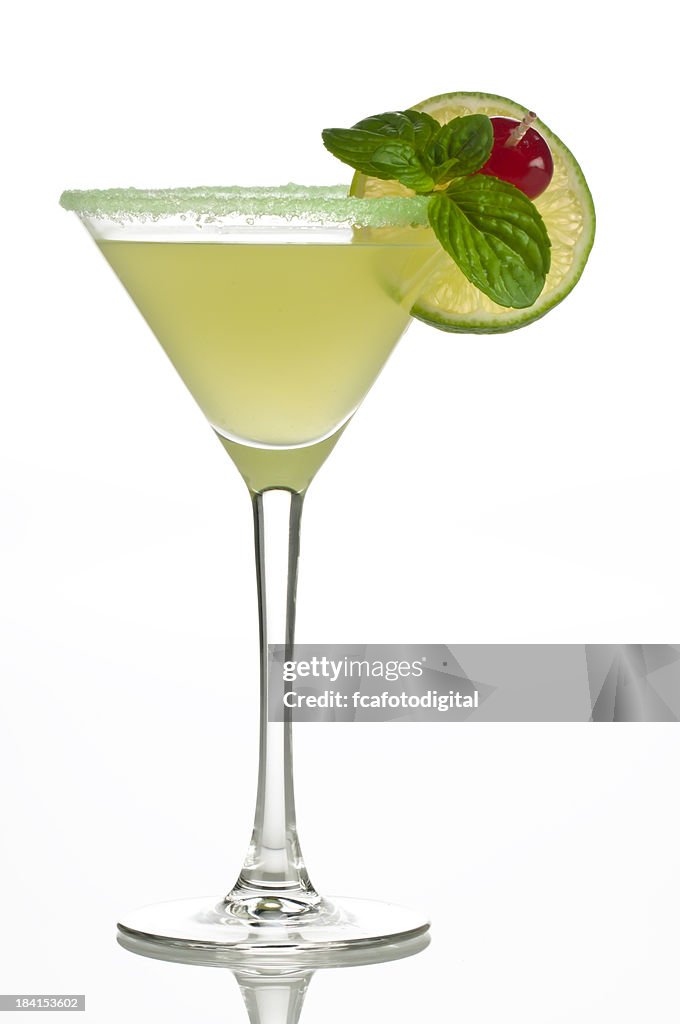 Margarita Cocktail mit Clipping Path