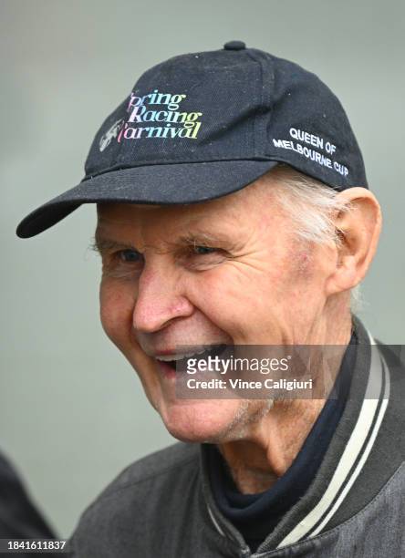 Trainer Paddy Payne is seen during Melbourne Racing at Ballarat Racecourse on December 09, 2023 in Ballarat, Australia.