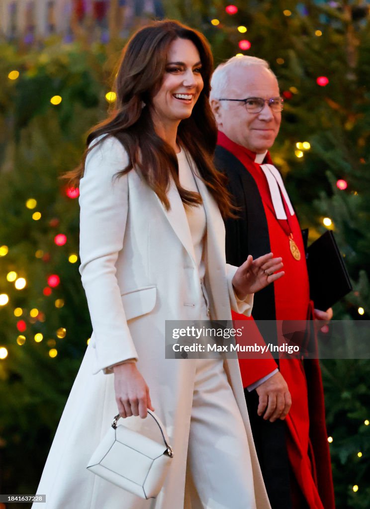 The Royal Family Attend The Together At Christmas Carol Service