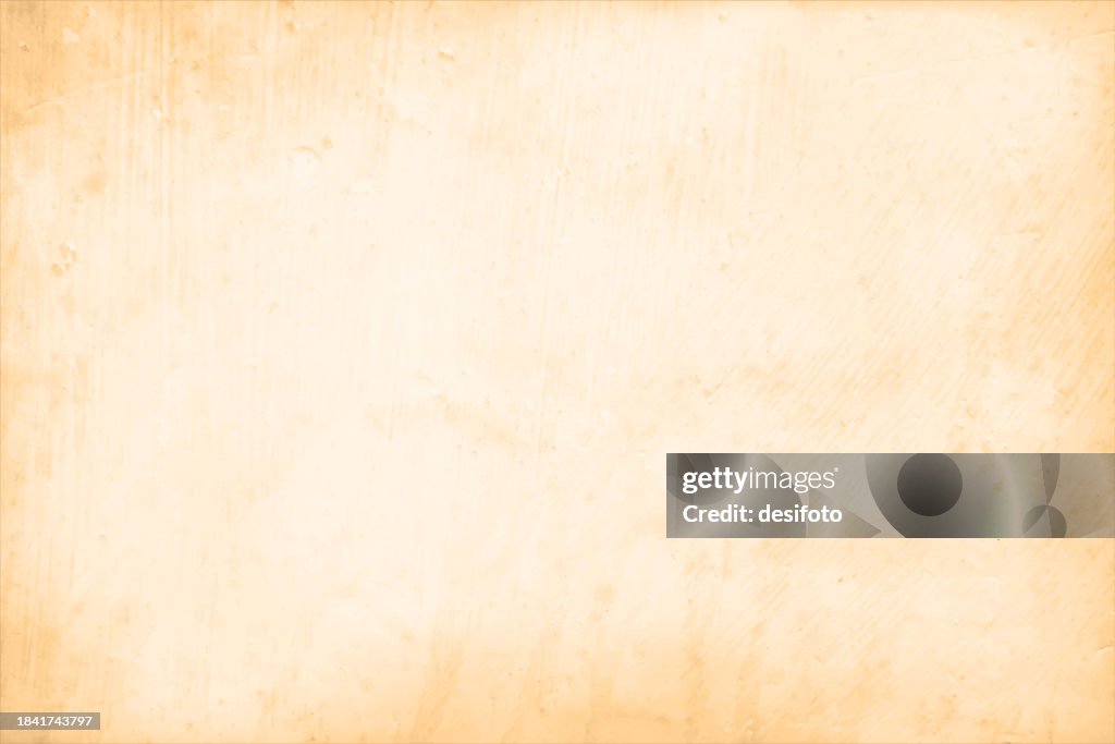 Empty and blank blotched messy pastel cream or beige coloured grunge textured horizontal old faded and weathered vector backgrounds abstract smudges or blotches all over like a tile or rough paper with abrasions