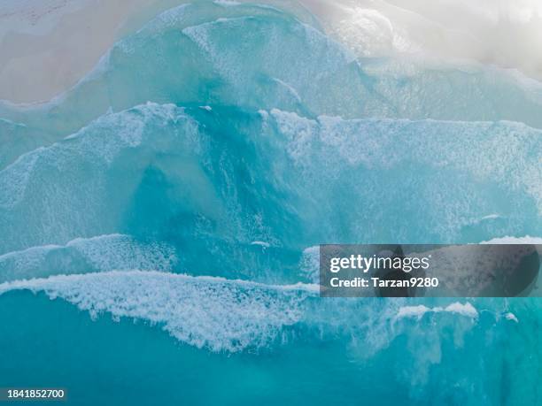 waves on azure sea - australian coastline stock pictures, royalty-free photos & images