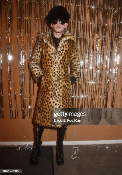 Stylist Vincent Pressiat attends the Sylvia Rielle's Birthday Party at Le Bisou Club on December 08, 2023 in Paris, France.
