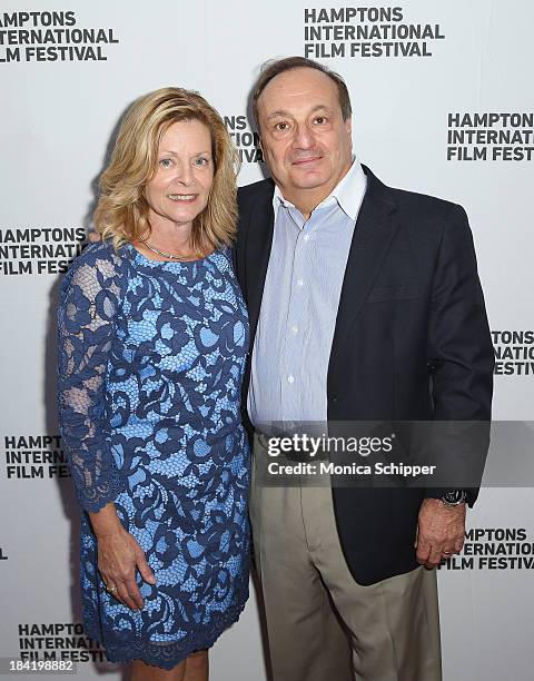 Brenda Fareri and John Fareri attend the 21st Annual Hamptons International Film Festival on October 11, 2013 in East Hampton, New York.