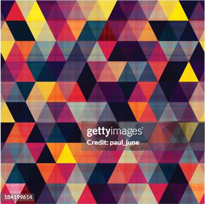 Seamless Triangle Geometric Pattern High-Res Vector Graphic - Getty Images