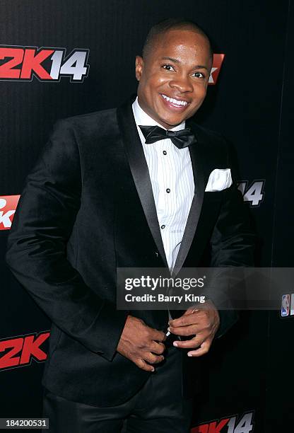 Actor Sam Jones III attends the NBA 2K14 premiere party on September 24, 2013 at Greystone Manor Supperclub in West Hollywood, California.