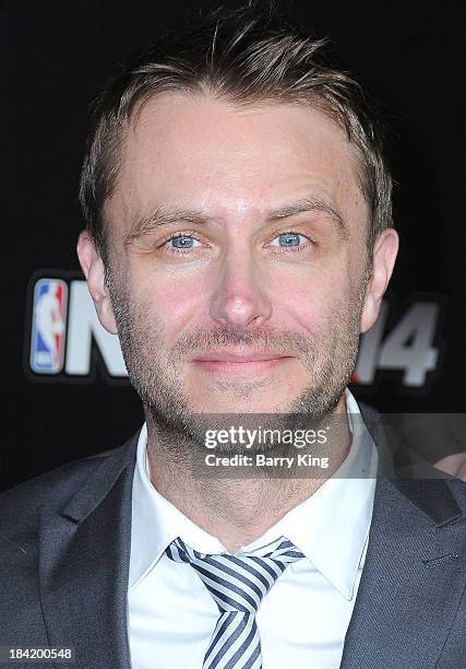 Personality/comedian Chris Hardwick attends the NBA 2K14 premiere party on September 24, 2013 at Greystone Manor Supperclub in West Hollywood,...