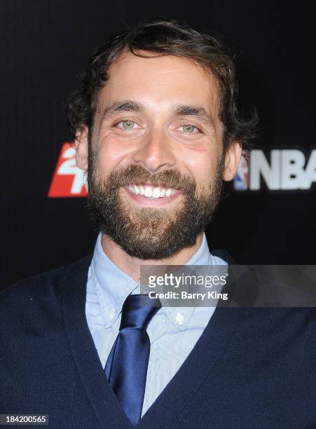 Actor Michael O'Zannsky attends the NBA 2K14 premiere party on September 24, 2013 at Greystone Manor Supperclub in West Hollywood, California.