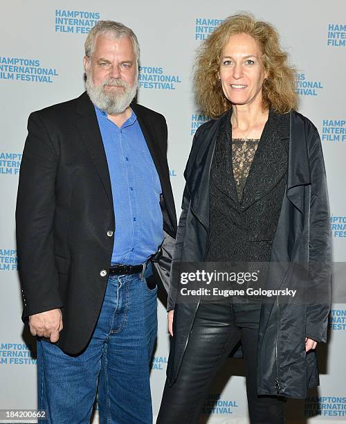 Tim Jenison and Farley Ziegler attend the 21st Annual Hamptons International Film Festival on October 11, 2013 in East Hampton, New York.