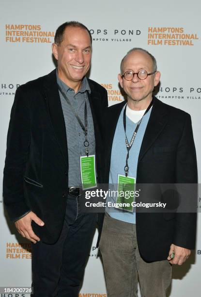 Hamptons International Film Festival Board of Directors Chairman Stuart Match Suna and actor Bob Balaban attend the 21st Annual Hamptons...