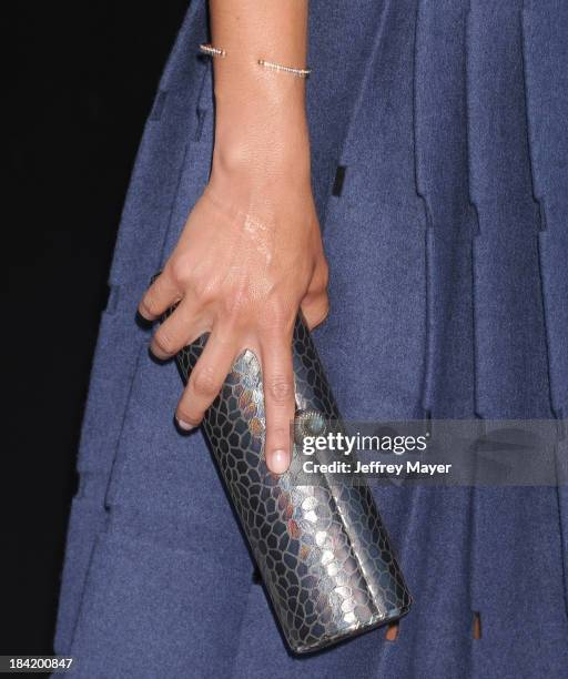 Actress Alice Braga at the Los Angeles premiere of 'Elysium' at Regency Village Theatre on August 7, 2013 in Westwood, California.