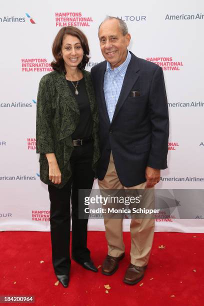 Donna Zaccaro and John Zaccaro attend the 21st Annual Hamptons International Film Festival on October 11, 2013 in East Hampton, New York.
