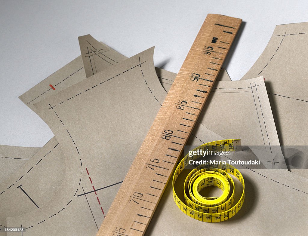 Premium Vector  Rolled up tape measure sketch measuring tape sewing craft  attribute dressmaking workshop equipment
