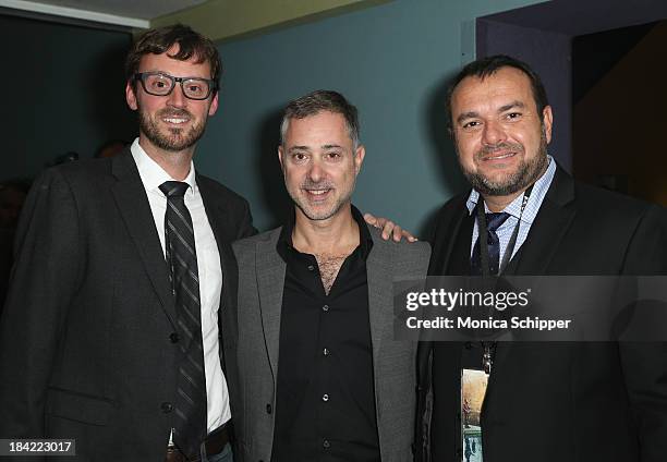 Hamptons International Film Festival Artistic Director David Nugent, Anthony Fabian, and Anthony Mastromauro attend the 21st Annual Hamptons...