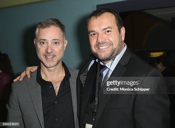 Anthony Fabian and Anthony Mastromauro attend the 21st Annual Hamptons International Film Festival on October 11, 2013 in East Hampton, New York.
