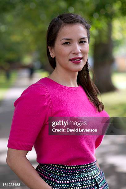 Rachel Khoo, chef and food writer at The Times Cheltenham Literature Festival on October 12, 2013 in Cheltenham, England.