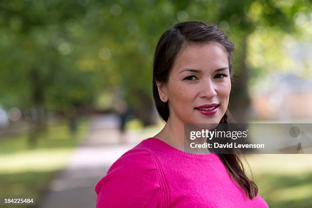 Rachel Khoo, chef and food writer at The Times Cheltenham Literature Festival on October 12, 2013 in Cheltenham, England.