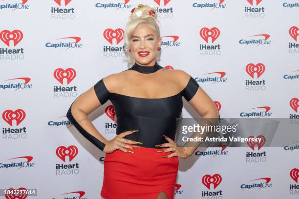 Joelle James attends iHeartRadio z100's Jingle Ball 2023 Presented By Capital One at Madison Square Garden on December 08, 2023 in New York City.