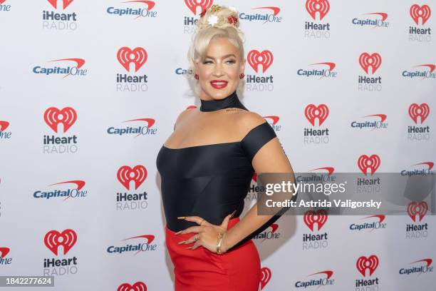 Joelle James attends iHeartRadio z100's Jingle Ball 2023 Presented By Capital One at Madison Square Garden on December 08, 2023 in New York City.