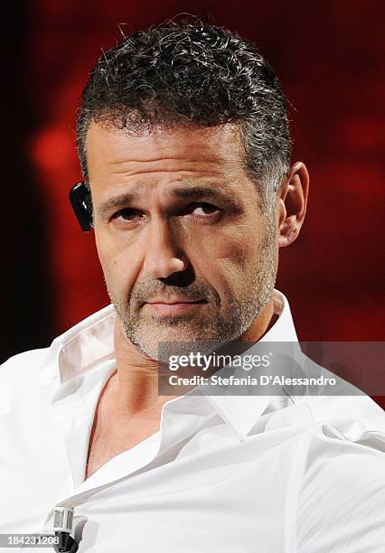 Author Khaled Hosseini attends 'Che Tempo Che Fa' TV Show on October 12, 2013 in Milan, Italy.