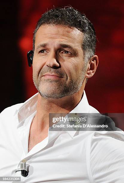 Author Khaled Hosseini attends 'Che Tempo Che Fa' TV Show on October 12, 2013 in Milan, Italy.