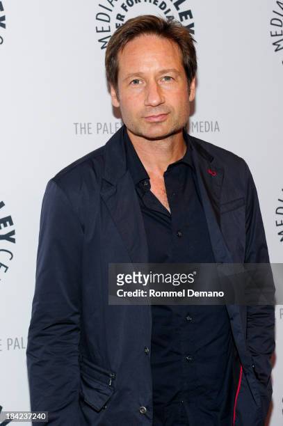 David Duchovny attends The Truth Is Here: David Duchovny And Gillian Anderson On "The X-Files" at The Paley Center for Media on October 12, 2013 in...