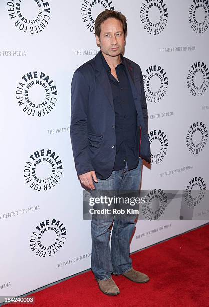 David Duchovny attends "The Truth Is Here: David Duchovny And Gillian Anderson On The X-Files" presented by the Paley Center For Media at Paley...