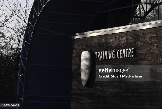 General view of the Arsenal Training Ground at London Colney on December 08, 2023 in St Albans, England.
