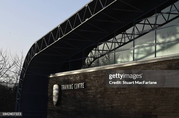 General view of the Arsenal Training Ground at London Colney on December 08, 2023 in St Albans, England.