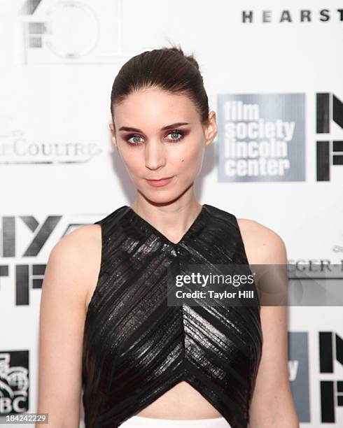 Actress Rooney Mara attends the Closing Night Gala Presentation Of "Her" during the 51st New York Film Festival at Alice Tully Hall at Lincoln Center...