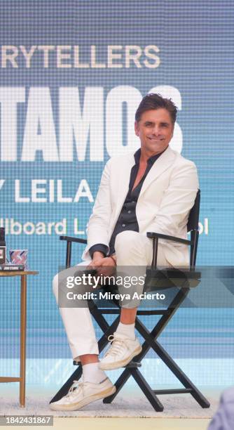 Actor/author John Stamos attends the Tribeca Storytellers: John Stamos at the Tribeca Music Lounge during Art Basel Miami Beach at Miami Beach...