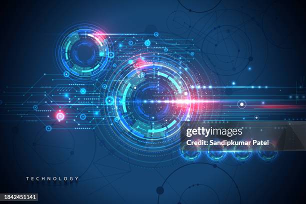 abstract technology circuit board background - classification stock illustrations