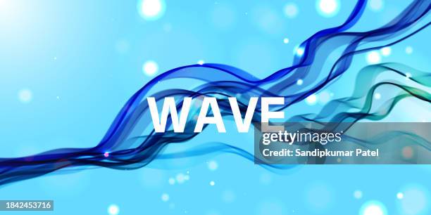 smooth flow of wavy shape with gradient vector abstract background - volume fluid capacity stock illustrations