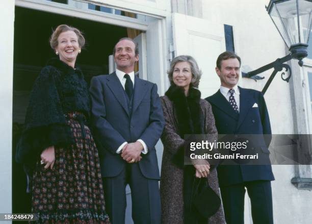 In their official visit to Denmark, the Spanish Kings Juan Carlos and Sofia together with the Danish Queen Margaret II and her husband the Prince...