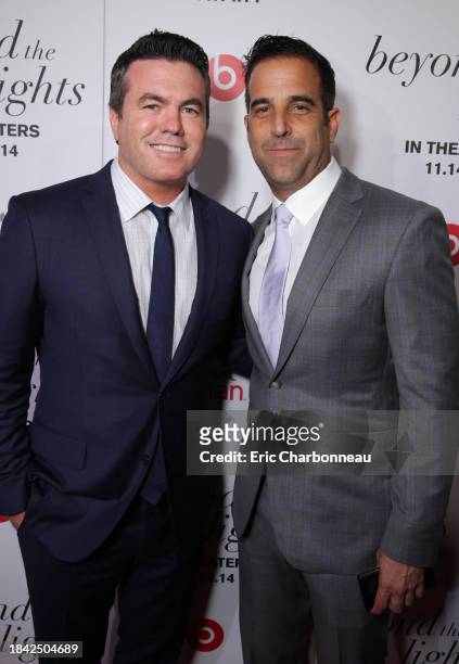 Tucker Tooley, President of Releticity Media and Happy Walters attend the premiere for Relativity Studios' and BET Studios' "Beyond the Lights" held...
