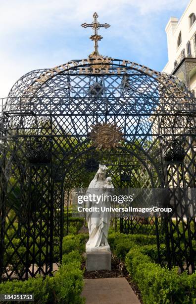 Anne Rice Statue Virgin Mary Garden Statue Photos and Premium High Res Pictures - Getty ...