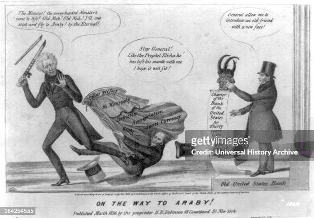 42 Andrew Jackson Political Cartoons Photos and Premium High Res Pictures -  Getty Images