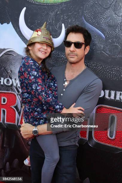 Charlotte Rose McDermott and Dylan McDermott seen at the Twentieth Century Fox and DreamWorks Animation Los Angeles Premiere of 'How to Train Your...