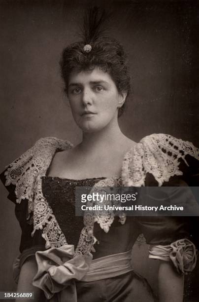 Lady Randolph Churchill American society beauty and mother of Winston Churchill who be came British Prime Minister. From "The Cabinet Portrait...