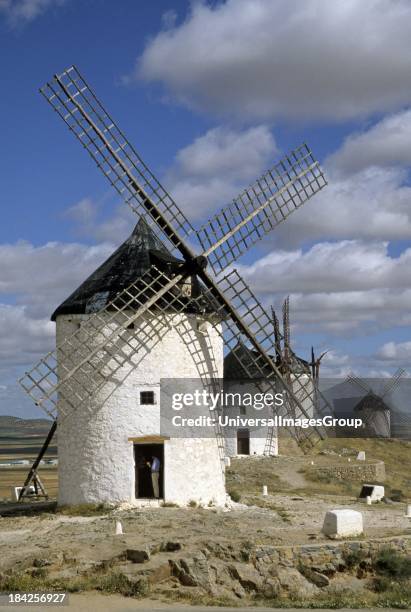 Don Quixote windmills Consuegra Castilla-La Mancha Spain.