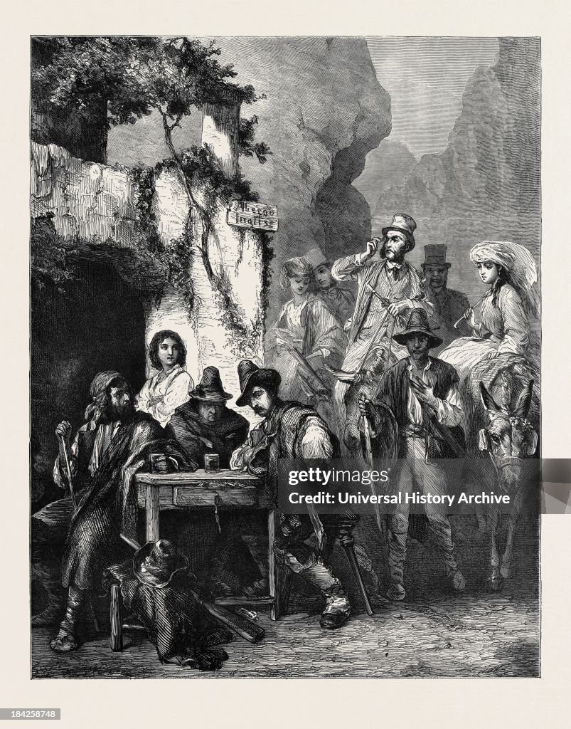 Travellers And Brigands, 1870