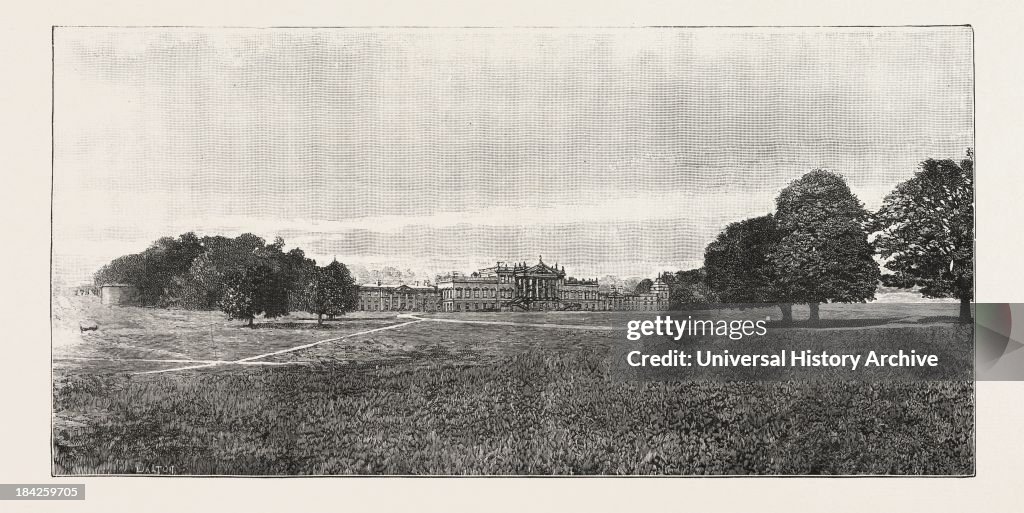 Visit Of The Prince Of Wales To Rotherham: Wentworth Woodhouse, The Seat Of Earl Fitzwilliam. K.G.