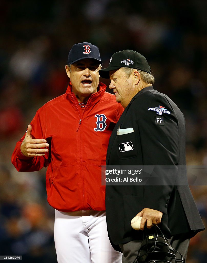 ALCS - Detroit Tigers v Boston Red Sox - Game One