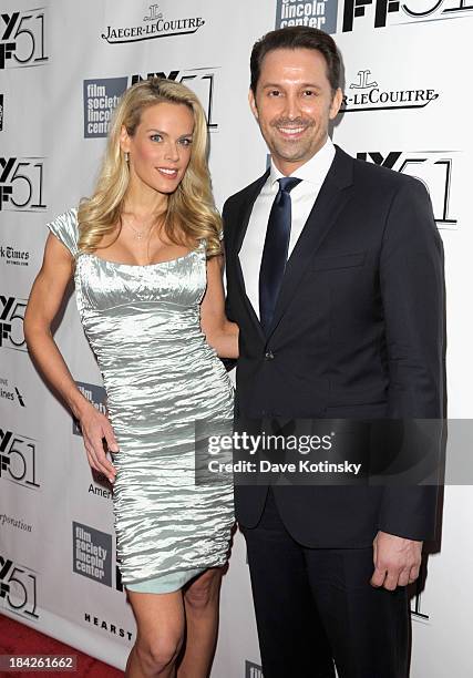 Heidi Albertsen and Prescott Caballero attend the Closing Night Gala Presentation Of "Her" during the 51st New York Film Festival at Alice Tully Hall...