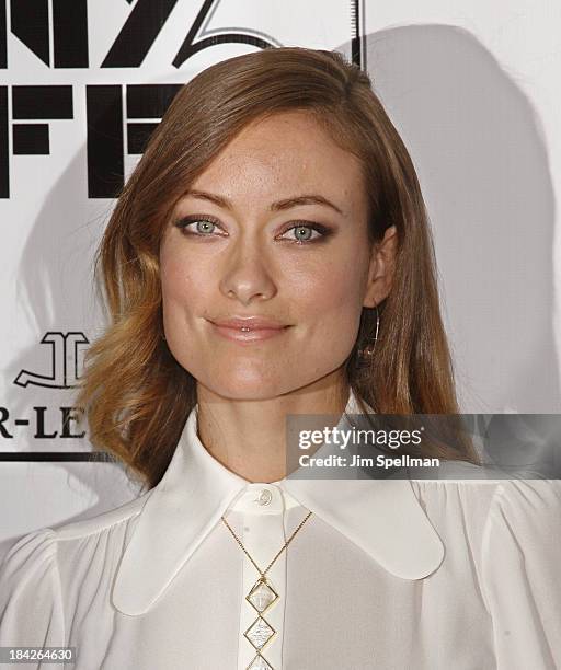 Actress Olivia Wilde attends the Closing Night Gala Presentation Of "Her" during the 51st New York Film Festival at Alice Tully Hall at Lincoln...