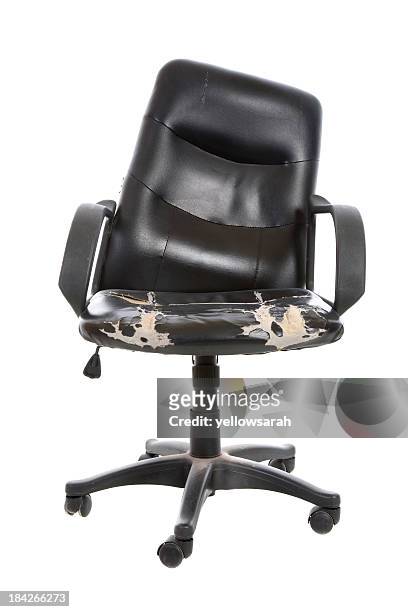 broken old chair - office chair stock pictures, royalty-free photos & images