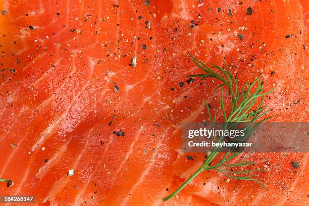 solmon texture - smoked salmon stock pictures, royalty-free photos & images