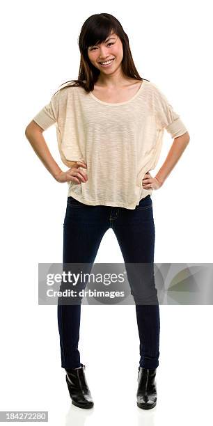 female portrait - skinny girl stock pictures, royalty-free photos & images