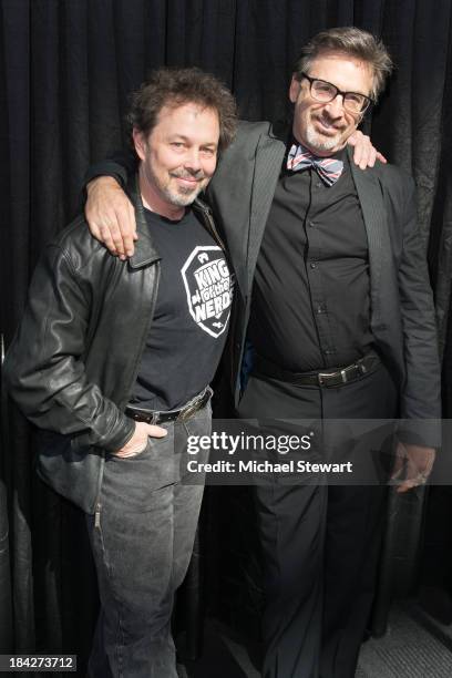 Actors Curtis Armstrong and Robert Carradine attend New York Comic Con 2013 at Jacob Javits Center on October 12, 2013 in New York City.