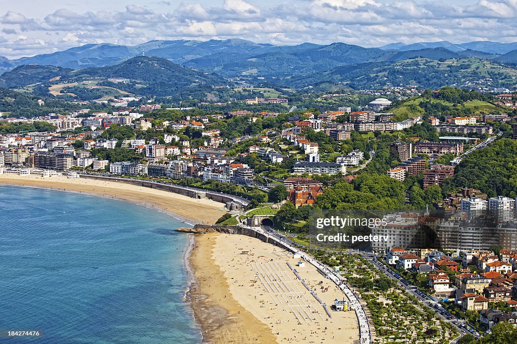 San sebastián panorama.