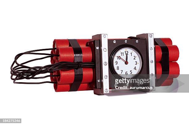bomb - ominous clock stock pictures, royalty-free photos & images